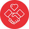 Symbol für Unternehmenswert Engagiert